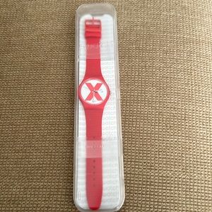 Swatch Red X watch